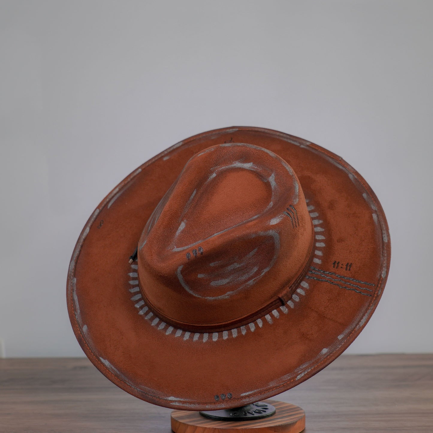 Aukala Craftsman's Canopy Brim Hat - Dark Brown