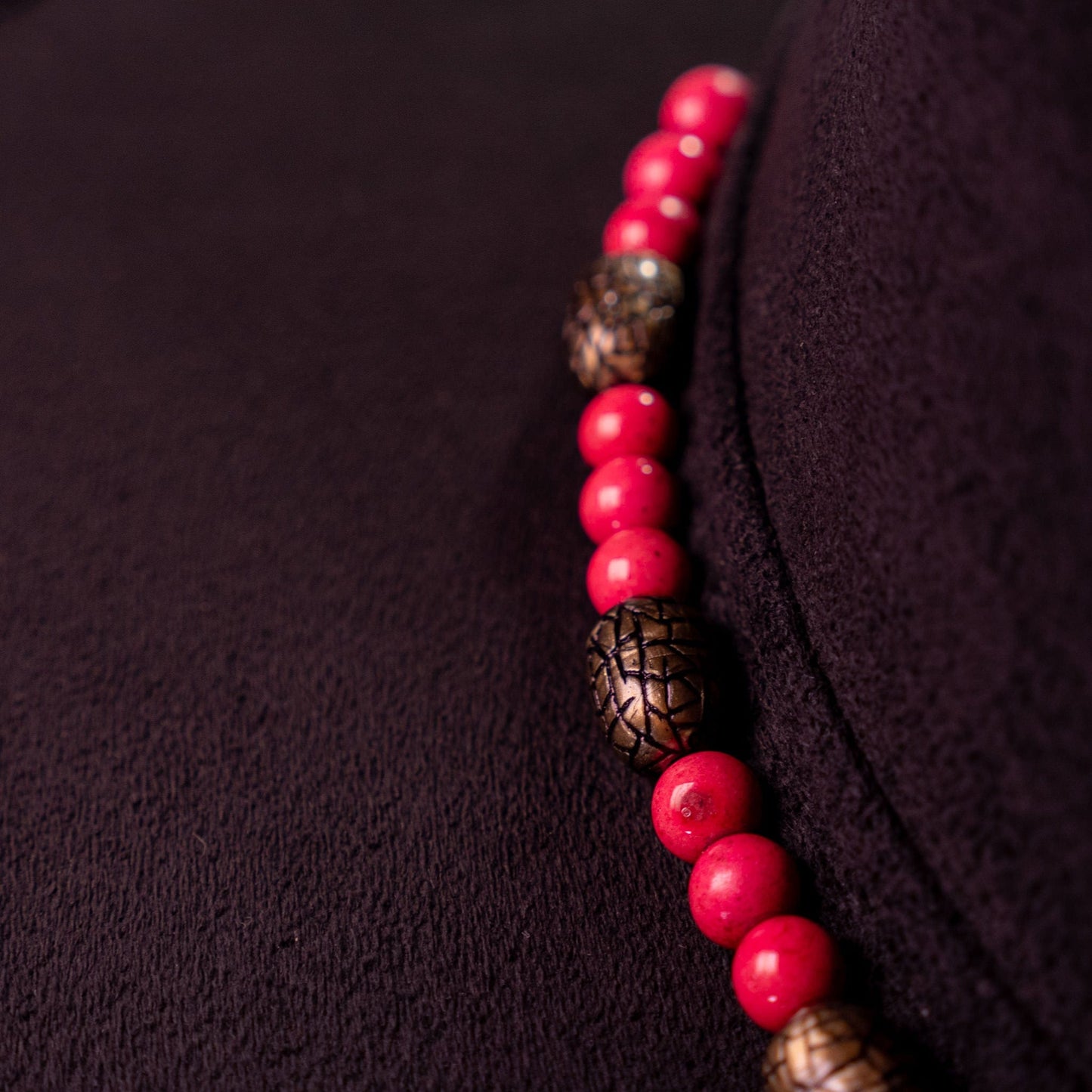 Aukala Hat Handcrafted Boho Ajaw Obsidiana Hat – Black Suede Fedora with Gold Trim & Pink Beaded Accent