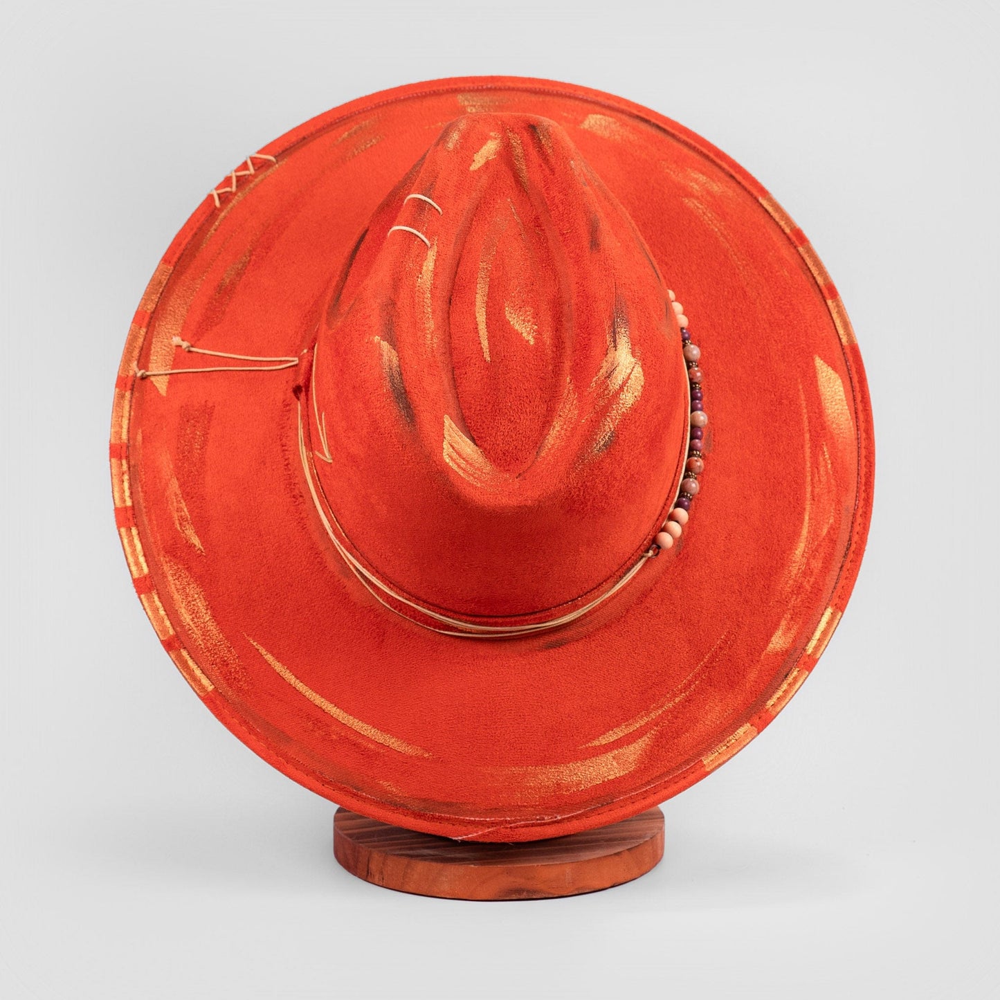 Aukala Hat Handcrafted Chroma Halo Nomad Hat – A Fiery Expression of Free Spirit & Adventure