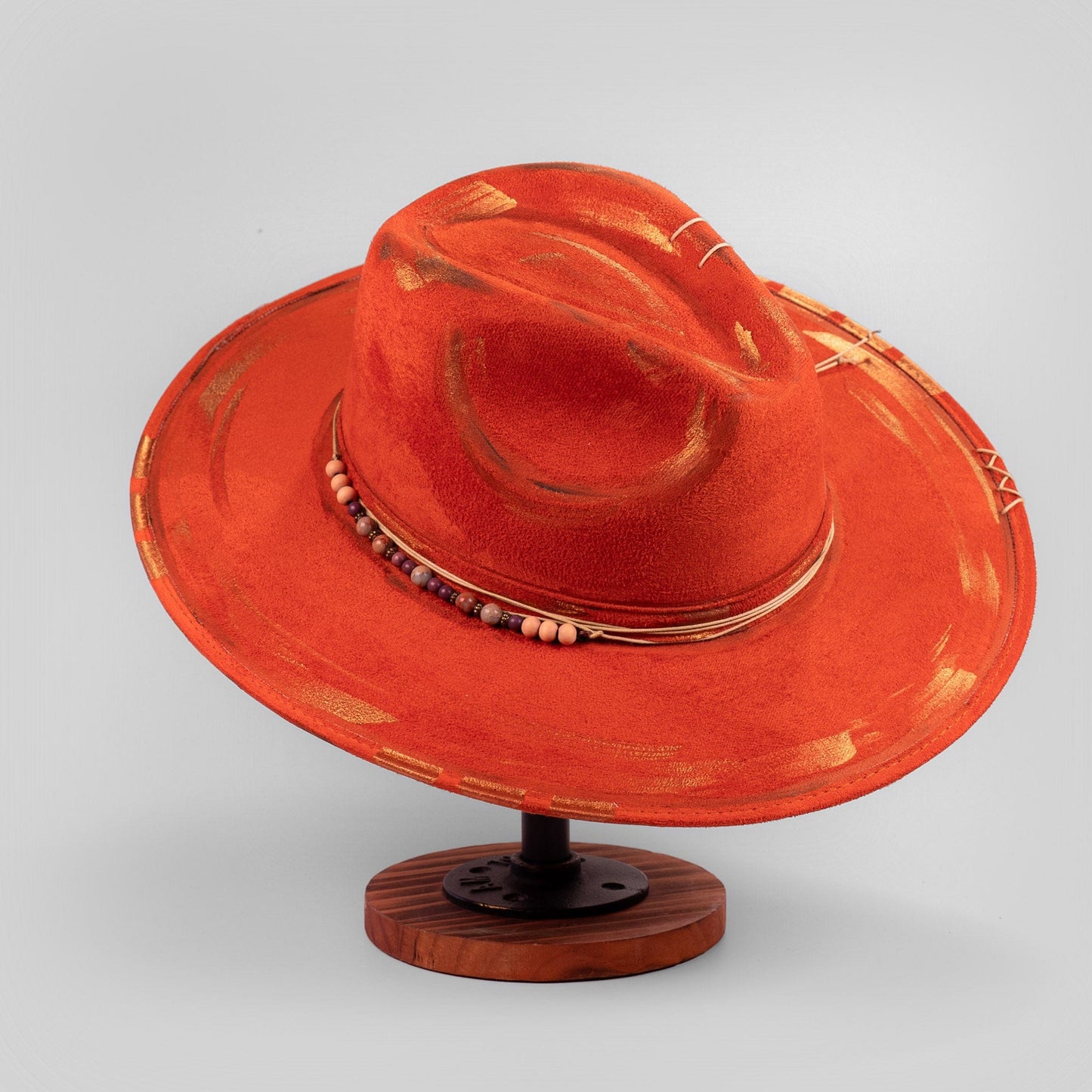 Aukala Hat Handcrafted Chroma Halo Nomad Hat – A Fiery Expression of Free Spirit & Adventure