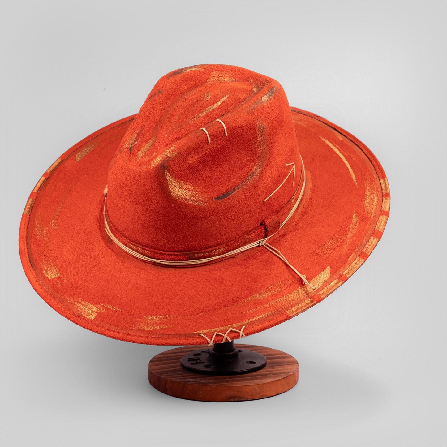 Aukala Hat Handcrafted Chroma Halo Nomad Hat – A Fiery Expression of Free Spirit & Adventure