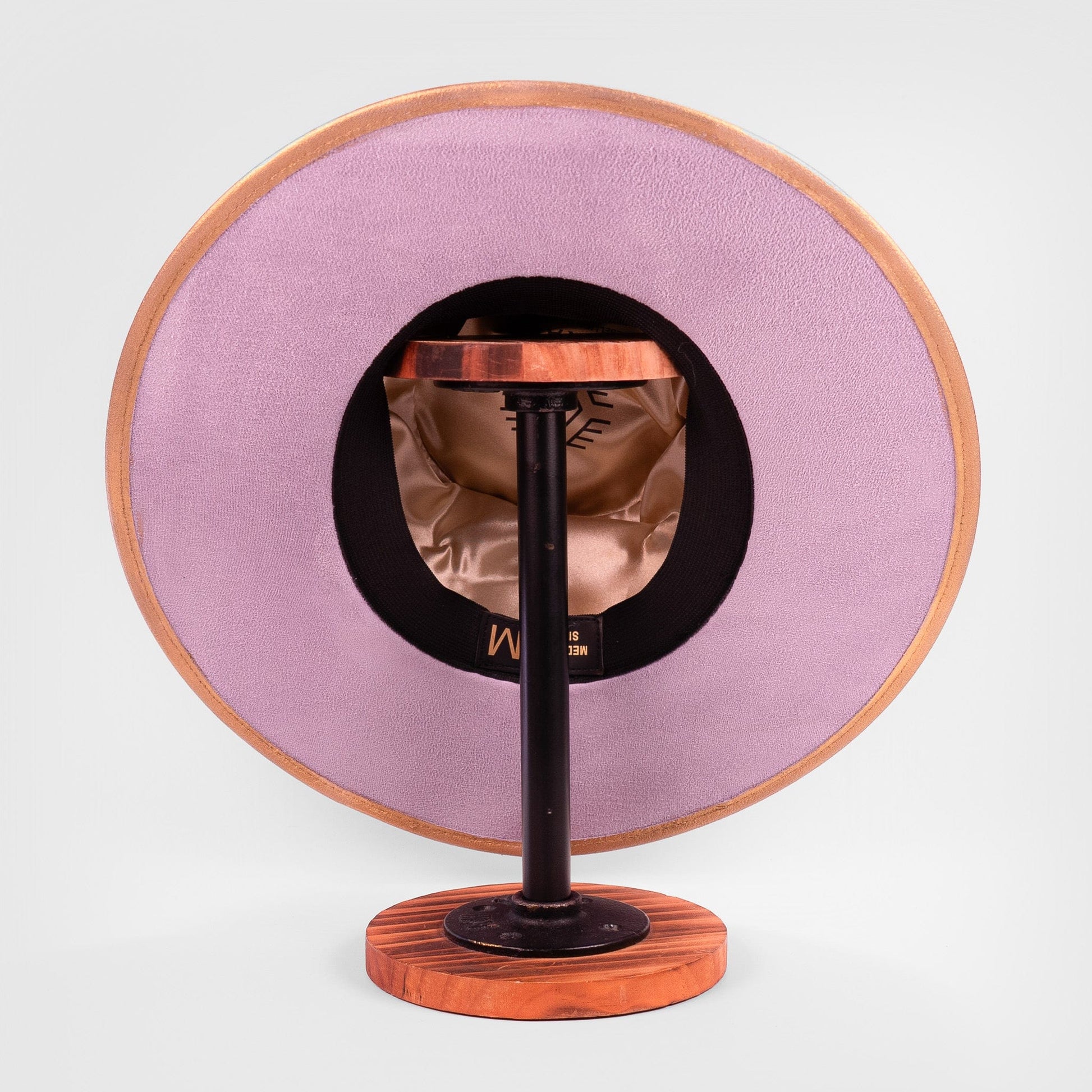 Aukala Hat Celestial Amethyst - Lilac Eco-Suede Hat with Gold Accents
