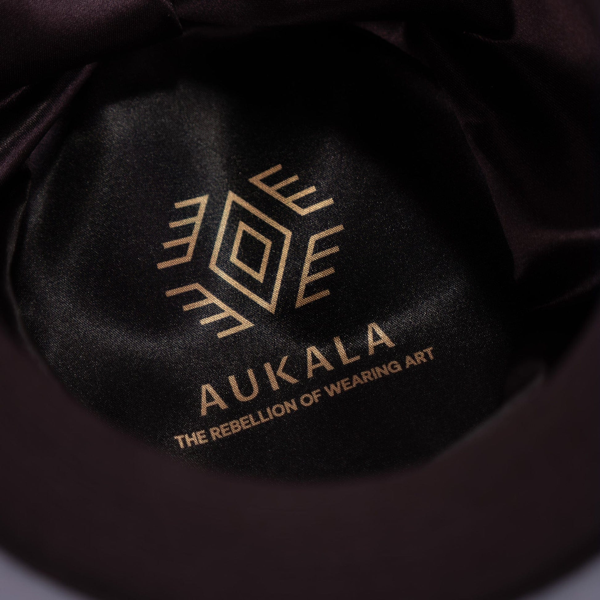Aukala Hat Celestial Nocturne – Black Suede Fedora with Peacock Feather & Stone Accents