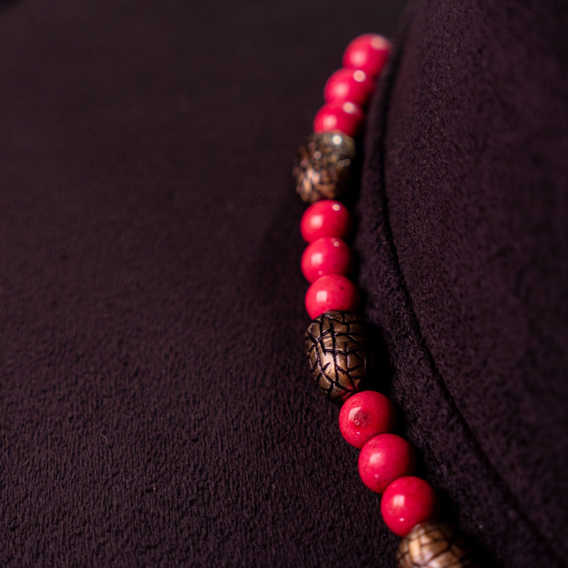 Aukala Hat Handcrafted Boho Ajaw Obsidiana Hat – Black Suede Fedora with Gold Trim & Pink Beaded Accent