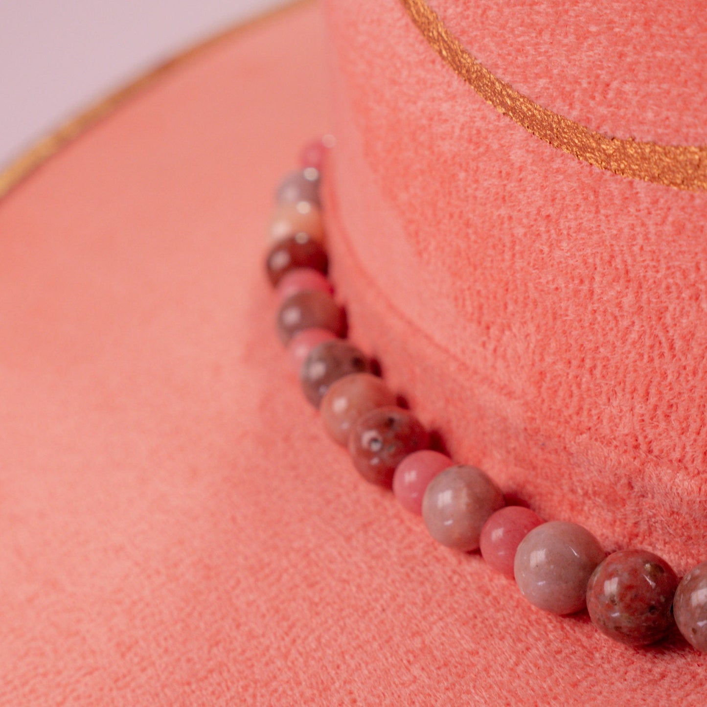 Aukala Hat Handcrafted Boho Blush Horizon Hat - Pink Suede Fedora with Gold Accents