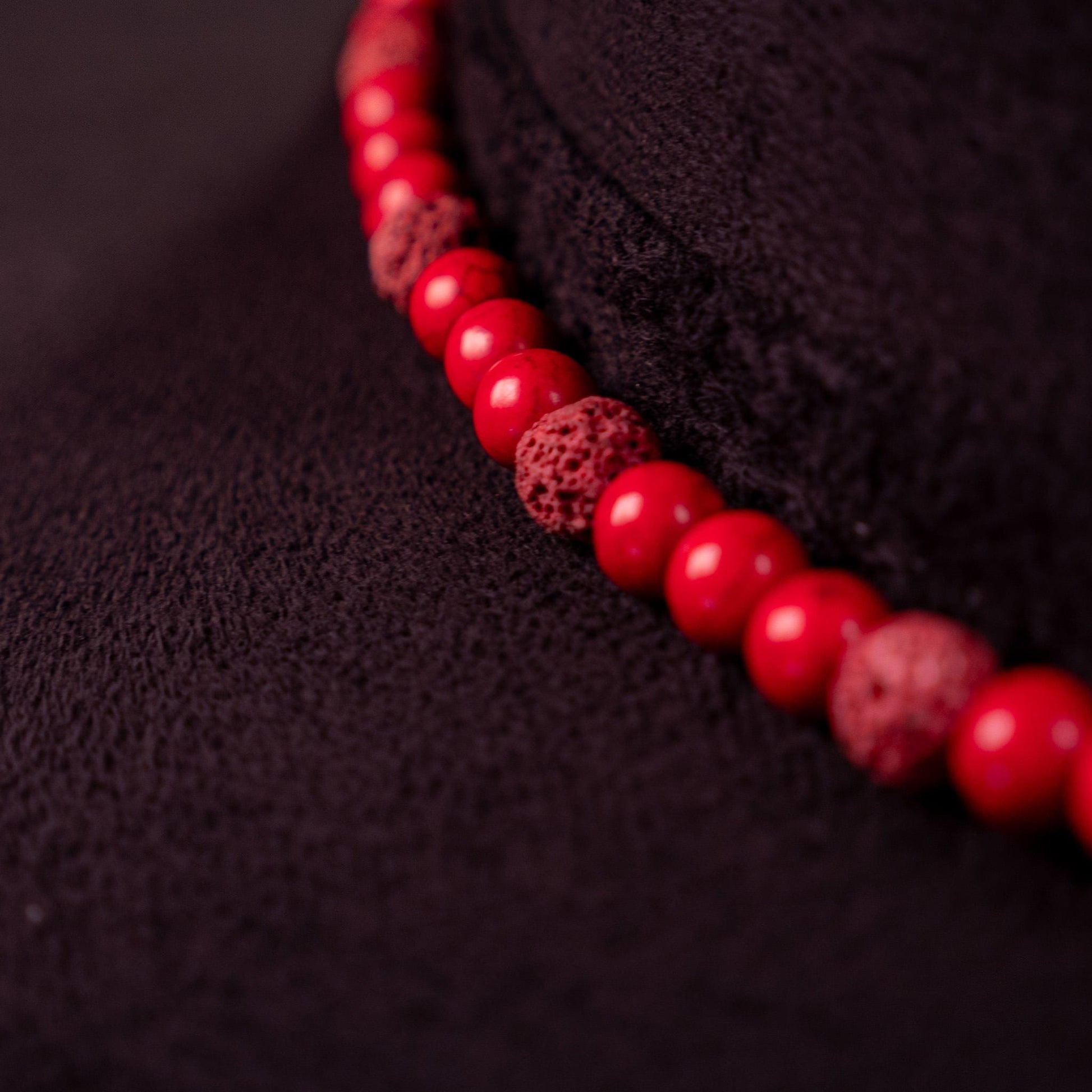 Aukala Hat Handcrafted Boho Xibalbá Rojo Hat – Black Suede Fedora with Red Stitching & Beaded Accent