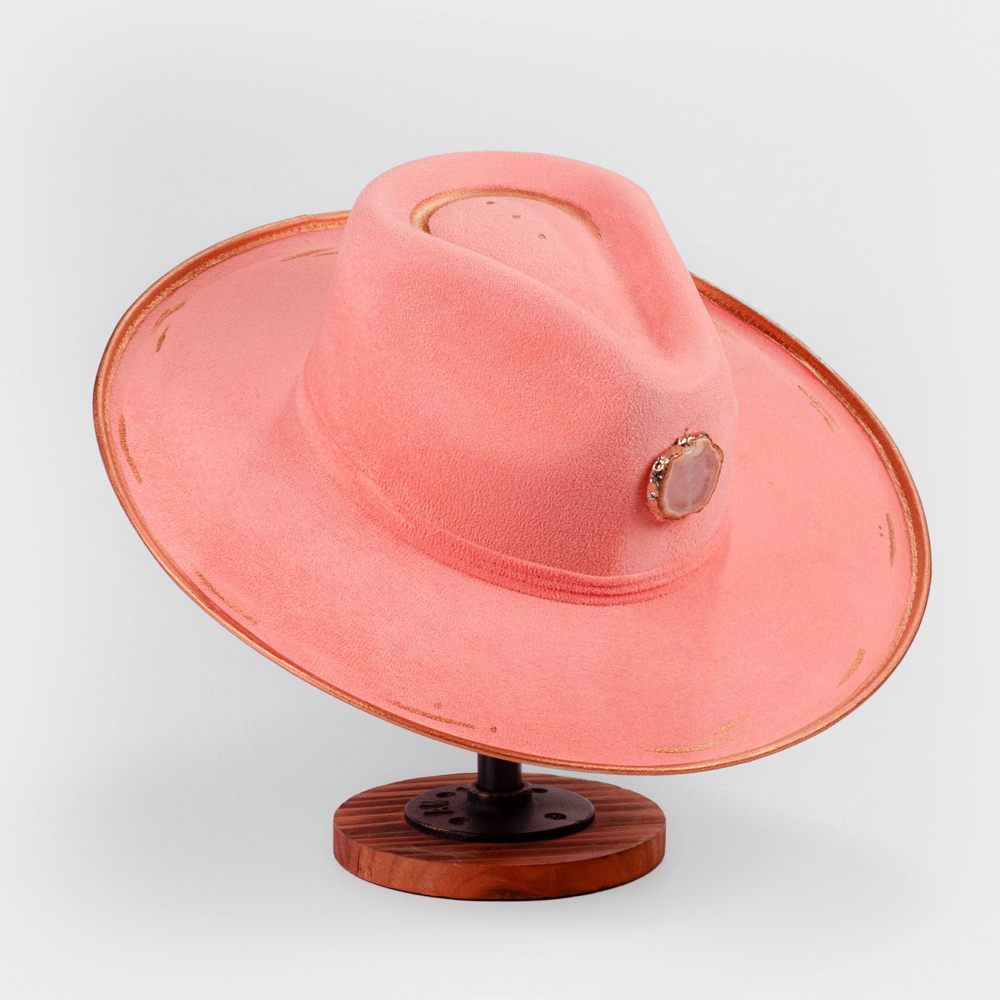 Aukala Hat Handcrafted Pomelo Peal Suede Hat – The Essence of Elegance & Bohemian Charm